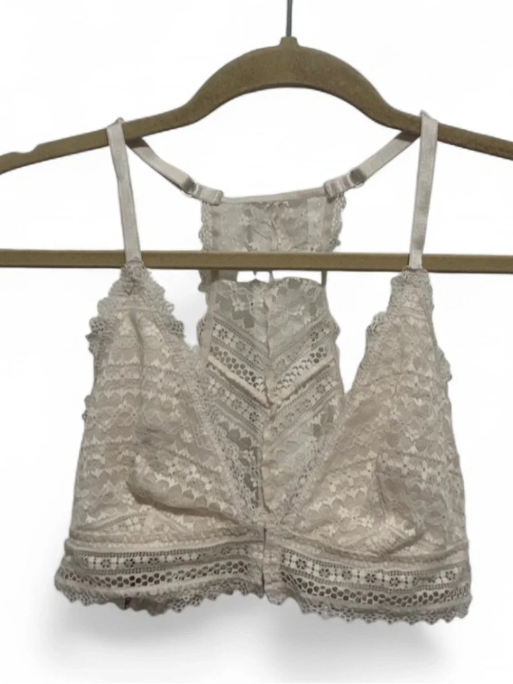 Victoria’s Secret Racerback Lace Front Hook Closure Bralette